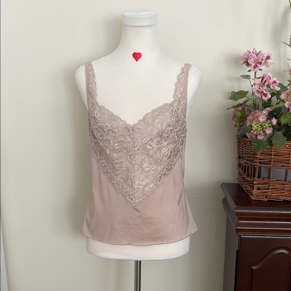 Vintage Vanity Fair Lace Bib Camisole - Picture 2 of 7